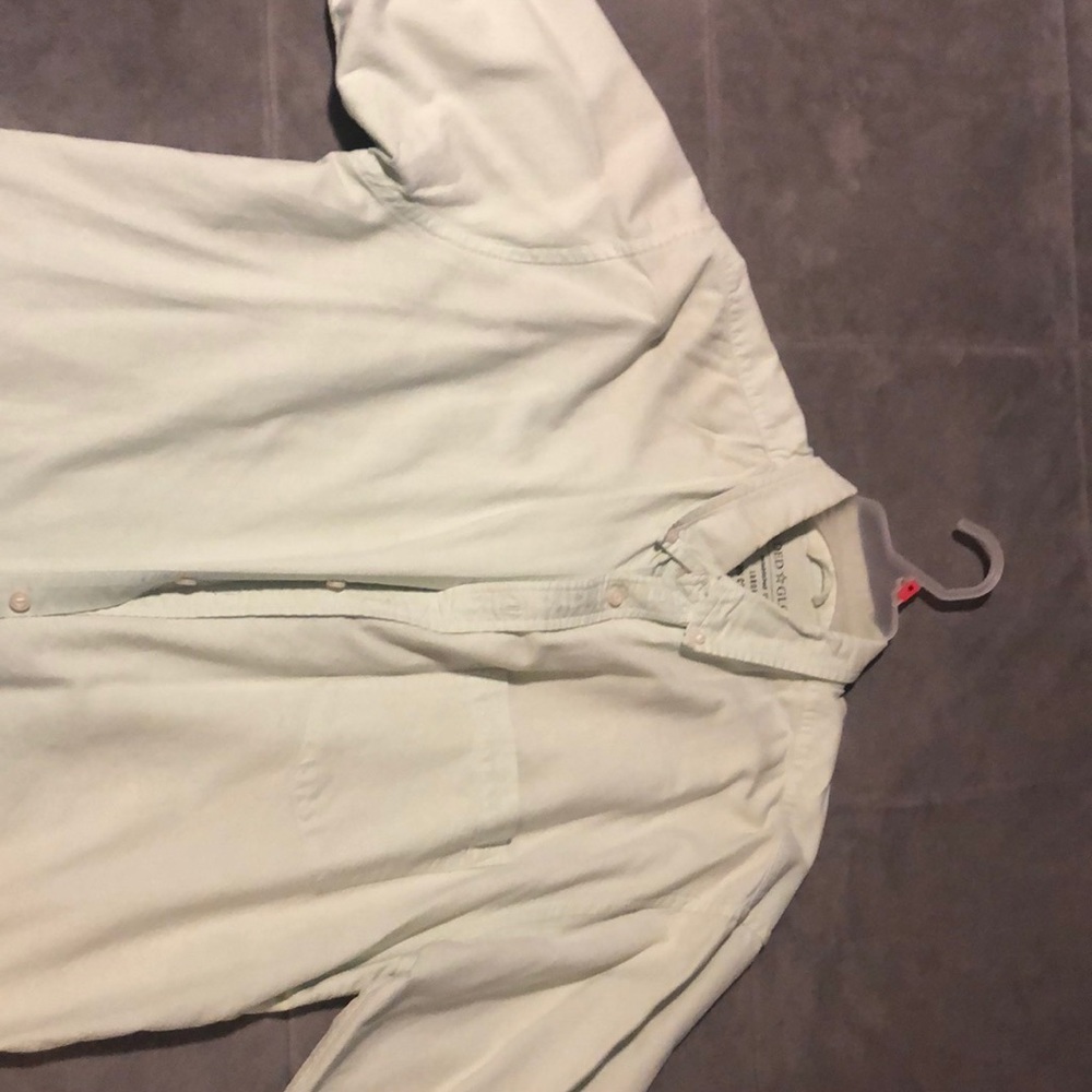 Faded Glory, light green long sleeve button down